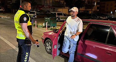 Uygulamada alkollü yakalanan sürücünün ehliyetine el konuldu