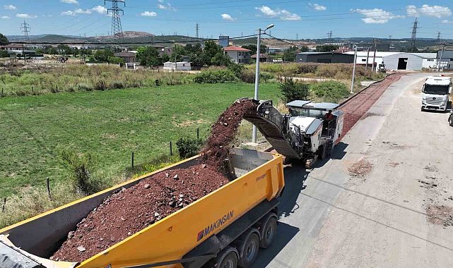 Uzunbey'in ana ulaşım güzergahı yenileniyor