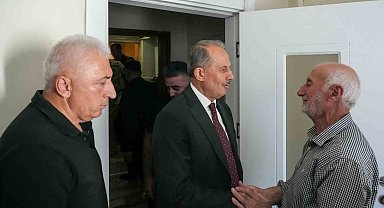 Vali Taşyapan'dan Yüksel Işık'ın kayınpederine taziye ziyareti
