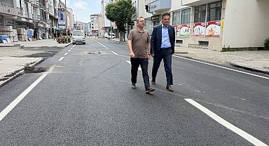 Vali Ziya Polat, Cumhuriyet Caddesi'ndeki yol çalışmalarını yerinde inceledi