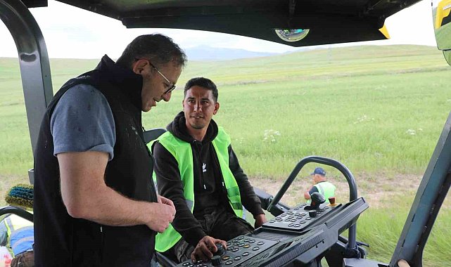 Vali Ziya Polat, Selim'de devam eden yol çalışmalarını yerinde inceledi