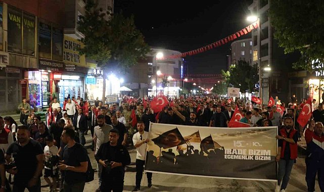 Van'da 15 Temmuz Demokrasi ve Milli Birlik Günü etkinliği