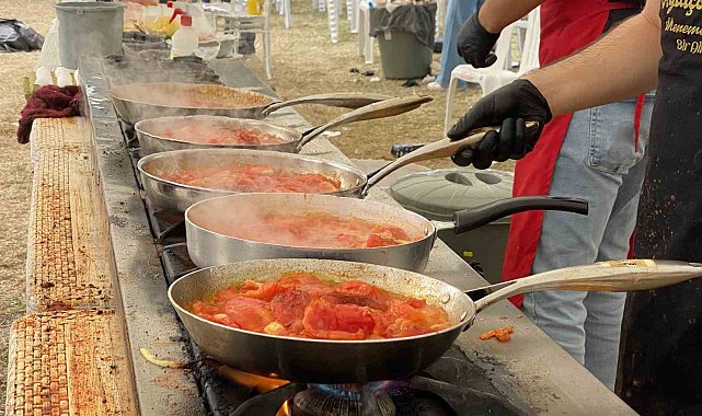 Yaklaşık 10 bin kişi Çakallı Menemen Festivali'nde buluştu