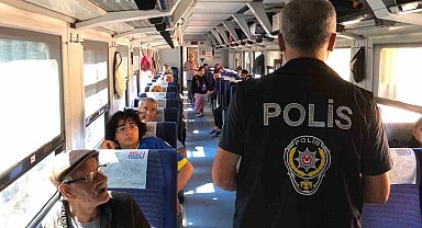 Yerköy'den geçen 'Doğu Ekspresi'nde 81 yolcu sorgulandı