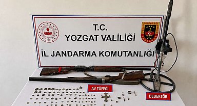 Yozgat'ta tarihi eser nitelikli objeler ele geçirildi