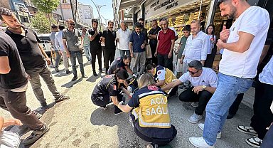 Yüksekova'da fenalaşarak bayılan sara hastası için herkes seferber oldu