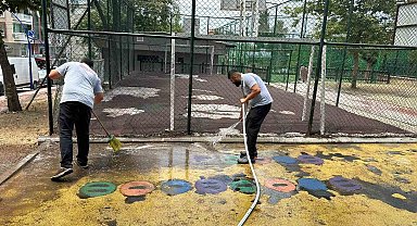 Yunusemre'de çocuk parkları pırıl pırıl oluyor