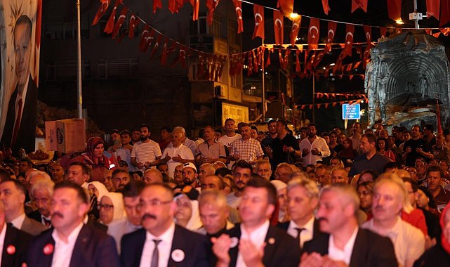Zonguldak'ta 15 Temmuz'un 10. yılında şehitler anıldı