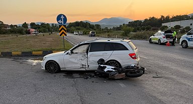 Zonguldak'ta kazada motosiklet sürücüsü hayatını kaybetti